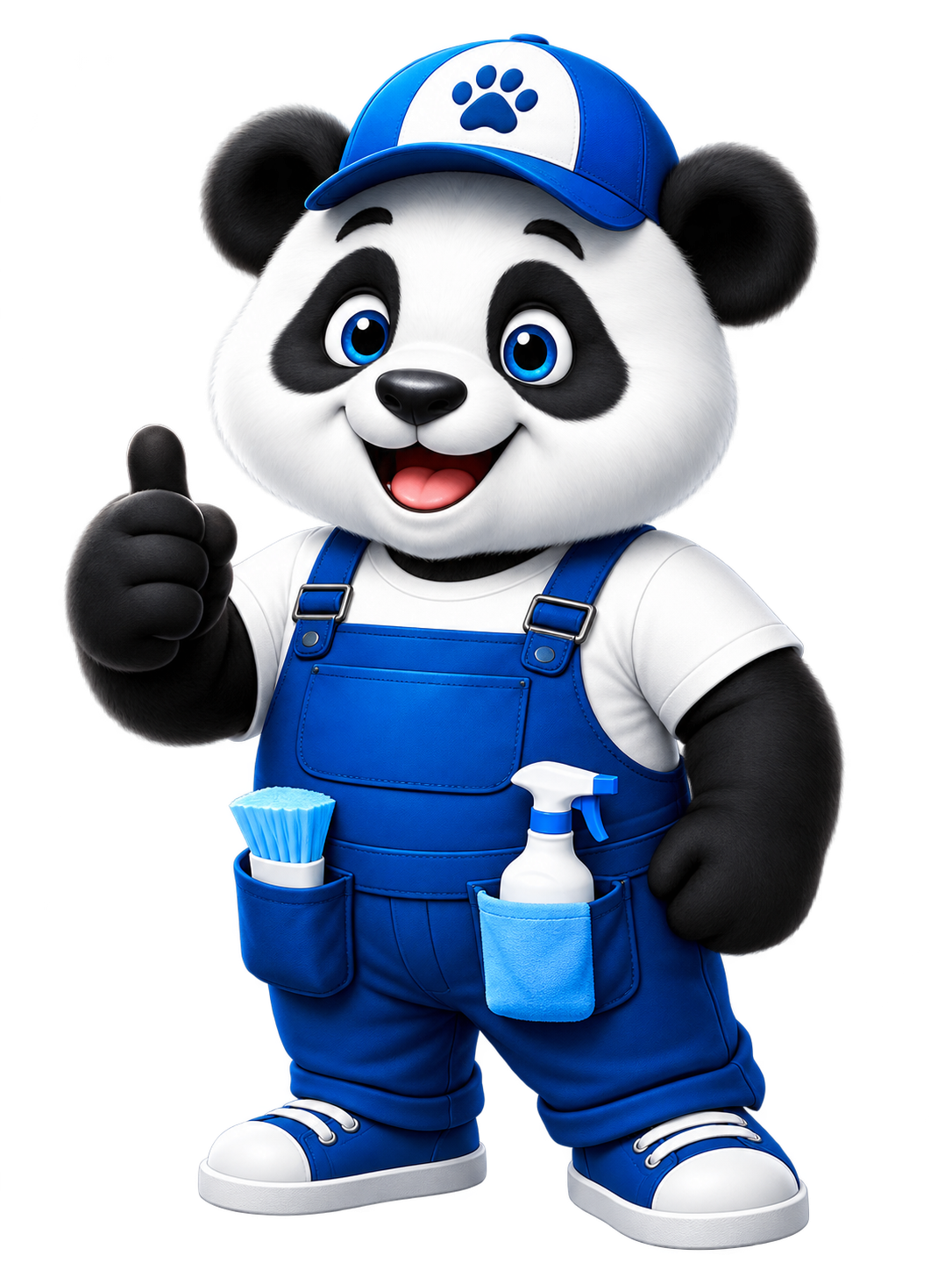 Panda-Maskottchen